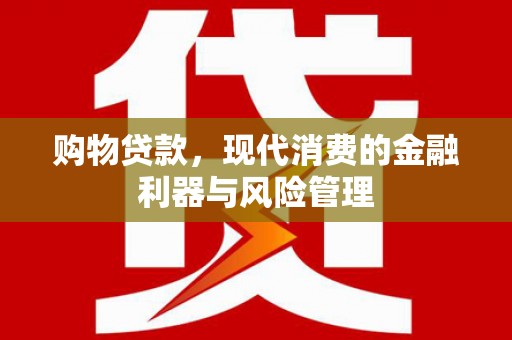 全南购物贷款，现代消费的金融利器与风险管理