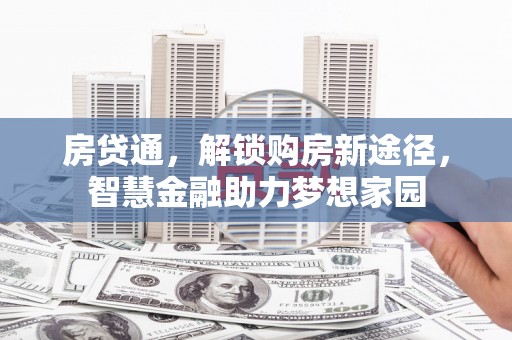 全南房贷通，解锁购房新途径，智慧金融助力梦想家园