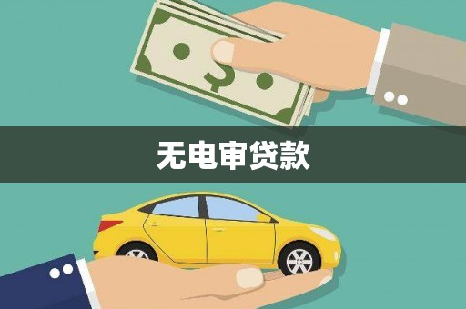 全南无电审贷款