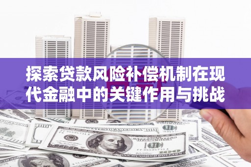 全南探索贷款风险补偿机制在现代金融中的关键作用与挑战