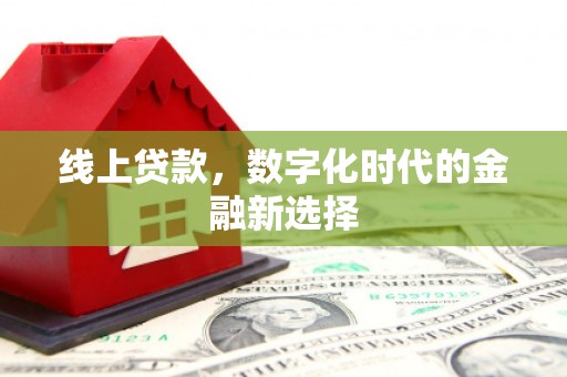 全南线上贷款，数字化时代的金融新选择