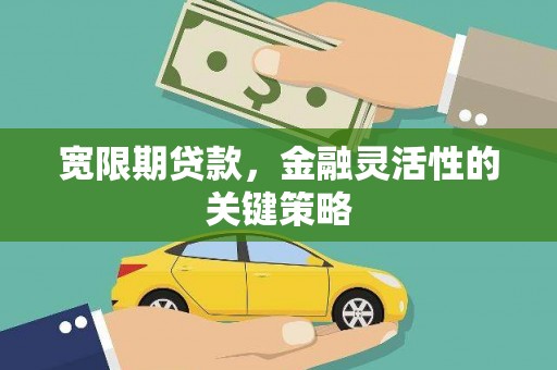 全南宽限期贷款，金融灵活性的关键策略