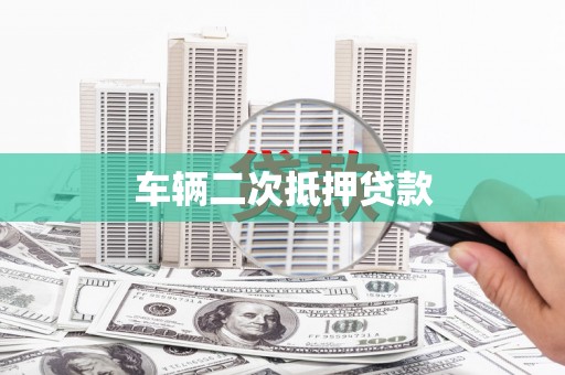 全南车辆二次抵押贷款