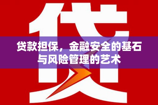 全南贷款担保，金融安全的基石与风险管理的艺术