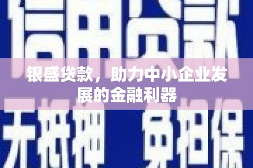 全南银盛贷款，助力中小企业发展的金融利器
