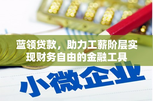 全南蓝领贷款，助力工薪阶层实现财务自由的金融工具