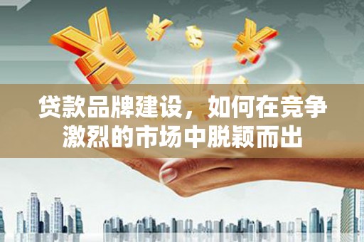 全南贷款品牌建设，如何在竞争激烈的市场中脱颖而出