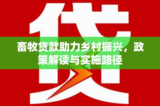 全南畜牧贷款助力乡村振兴，政策解读与实施路径