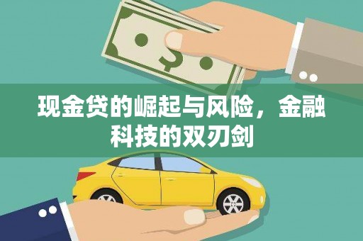 全南现金贷的崛起与风险，金融科技的双刃剑