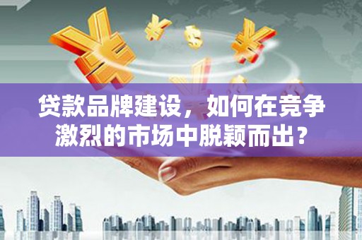 全南贷款品牌建设，如何在竞争激烈的市场中脱颖而出？
