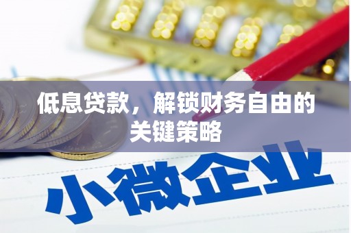 全南低息贷款，解锁财务自由的关键策略