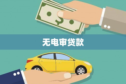 全南无电审贷款