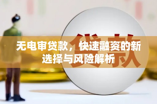 全南无电审贷款，快速融资的新选择与风险解析