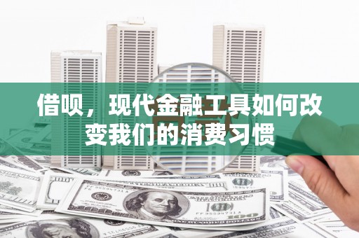 全南借呗，现代金融工具如何改变我们的消费习惯