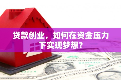 全南贷款创业，如何在资金压力下实现梦想？