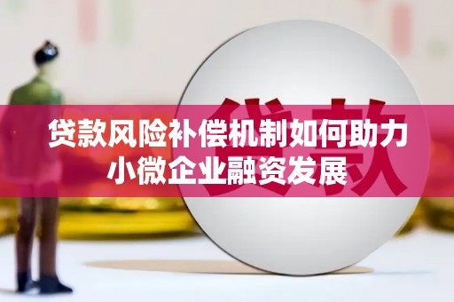 全南贷款风险补偿机制如何助力小微企业融资发展