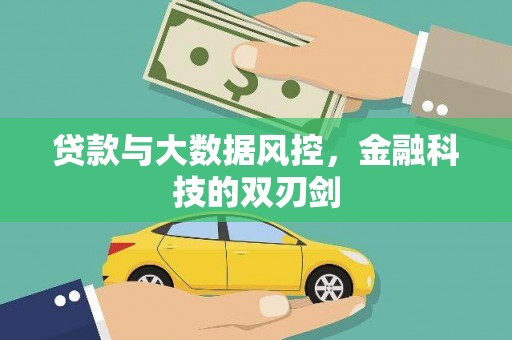 全南贷款与大数据风控，金融科技的双刃剑