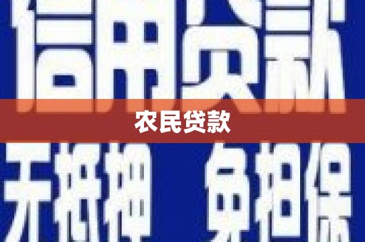 全南农民贷款
