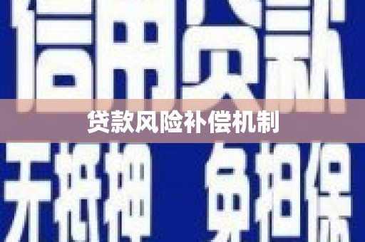 全南贷款风险补偿机制