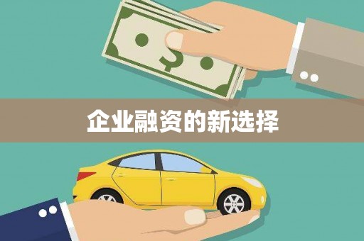 全南企业融资的新选择
