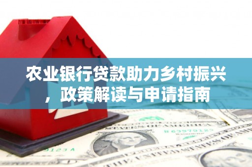 全南农业银行贷款助力乡村振兴，政策解读与申请指南