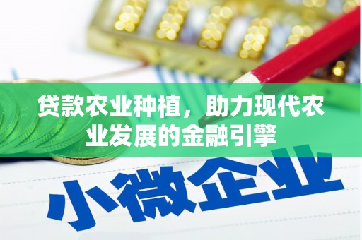 全南贷款农业种植，助力现代农业发展的金融引擎