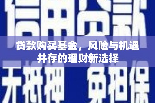 全南贷款购买基金，风险与机遇并存的理财新选择