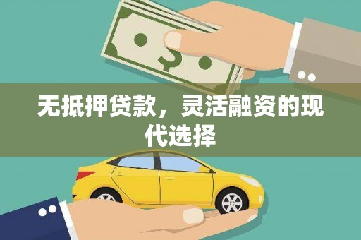 全南无抵押贷款，灵活融资的现代选择