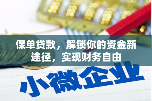 全南保单贷款，解锁你的资金新途径，实现财务自由
