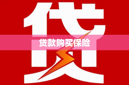 全南贷款购买保险