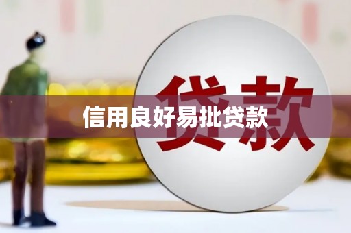 全南信用良好易批贷款