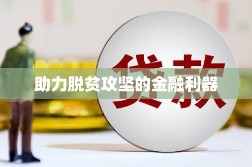 全南助力脱贫攻坚的金融利器