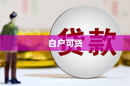 全南白户可贷