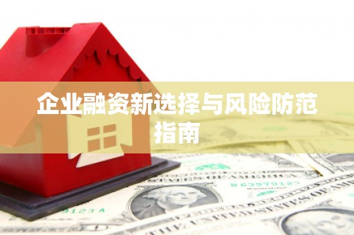 全南企业融资新选择与风险防范指南