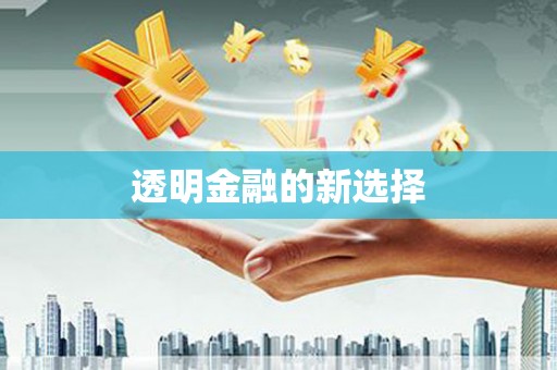 全南透明金融的新选择