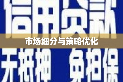 全南市场细分与策略优化