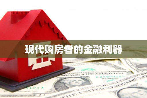 全南现代购房者的金融利器