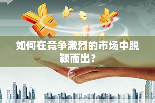 全南如何在竞争激烈的市场中脱颖而出？