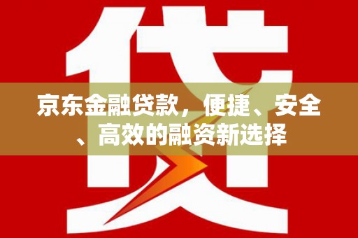 全南京东金融贷款，便捷、安全、高效的融资新选择